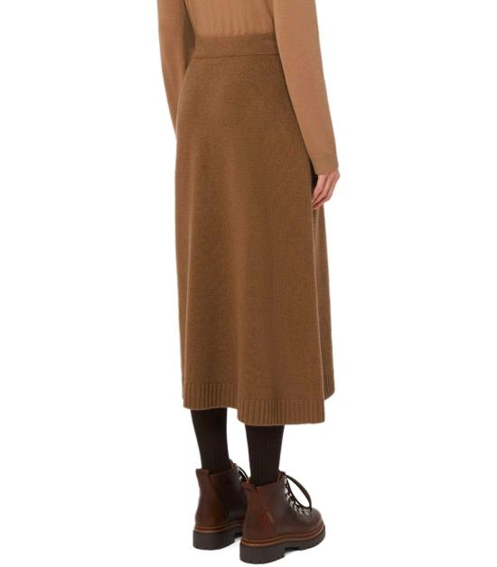 25FW 위켄드막스마라 롱 스커트 2525306012600 011 XS Brown - WEEKEND MAX MARA