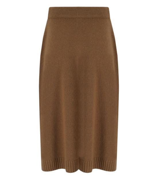 25FW 위켄드막스마라 롱 스커트 2525306012600 011 XS Brown - WEEKEND MAX MARA