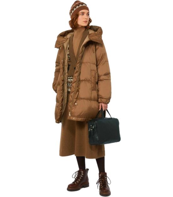 25FW 위켄드막스마라 롱 스커트 2525306012600 011 XS Brown - WEEKEND MAX MARA