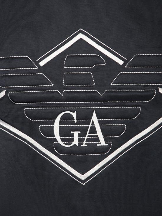 26FW 엠포리오 아르마니 반팔 티셔츠 EM002835 AF10761 UB118 Blue - EMPORIO ARMANI