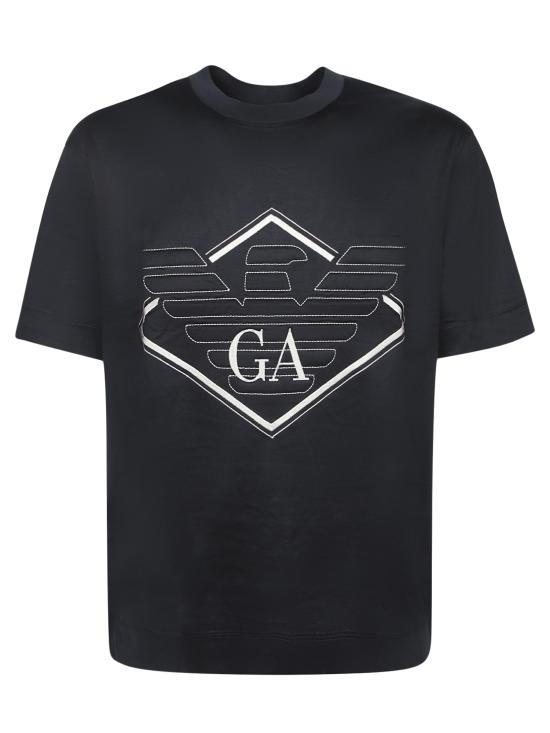 26FW 엠포리오 아르마니 반팔 티셔츠 EM002835 AF10761 UB118 Blue