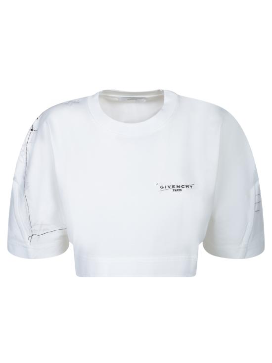 26FW 지방시 반팔 티셔츠 BW70FKP 75M 100 White