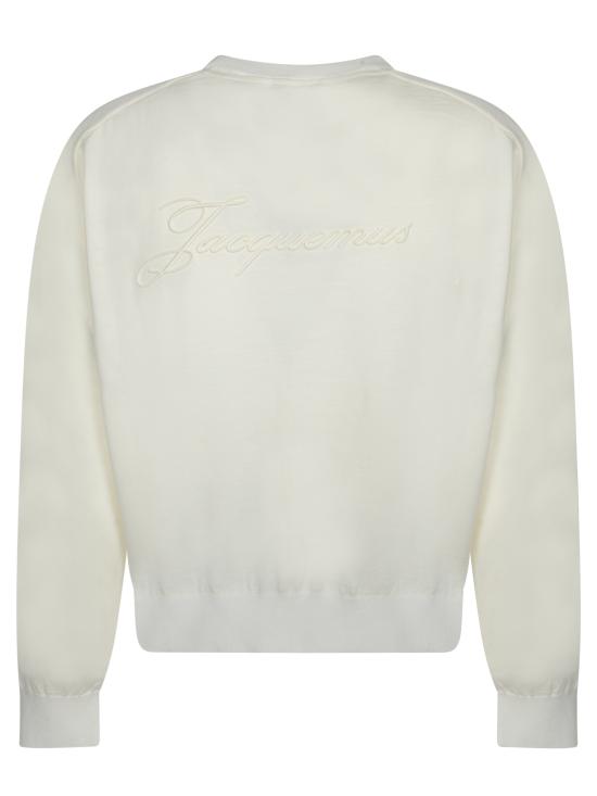26FW 자크뮈스 스웨터 SWM00614 AK00299 110 White - JACQUEMUS
