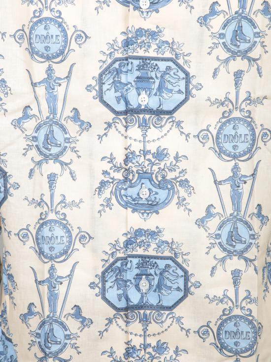 26FW 드롤드무슈 긴팔 셔츠 ISH232 LI011 LBE Blue - DROLE DE MONSIEUR