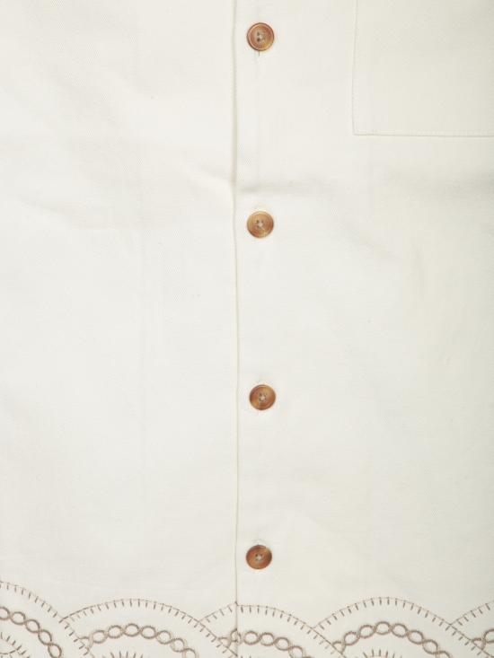 26FW 드롤드무슈 반팔 셔츠 HSH227 CO215 CM White - DROLE DE MONSIEUR