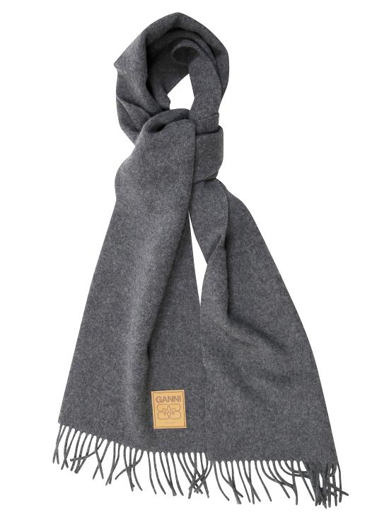 25FW 가니 머플러/스카프 A6932 921 GRIGIO - GANNI