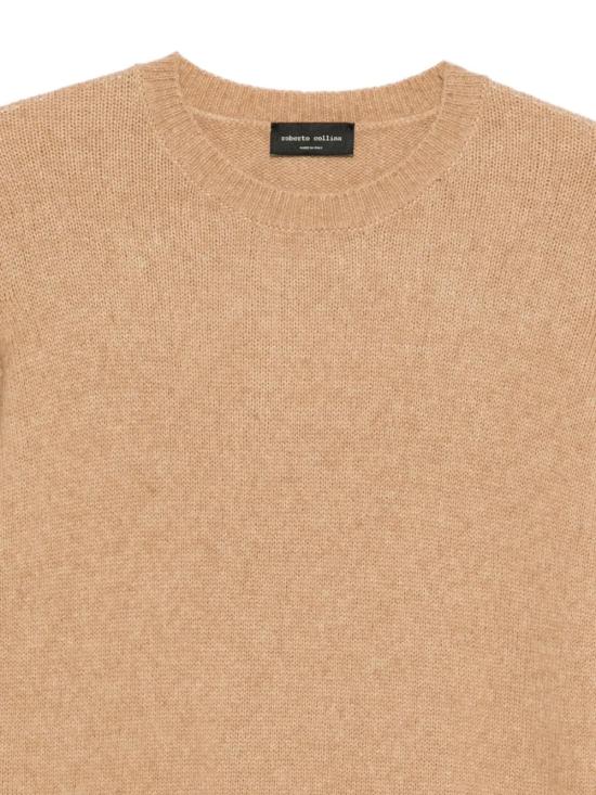 25FW 로베르토 콜리나 스웨터 253M40001 M4005 Brown - ROBERTO COLLINA