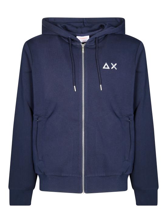 25FW 썬 68 후드 티셔츠 F45102 07 NAVY BLUE