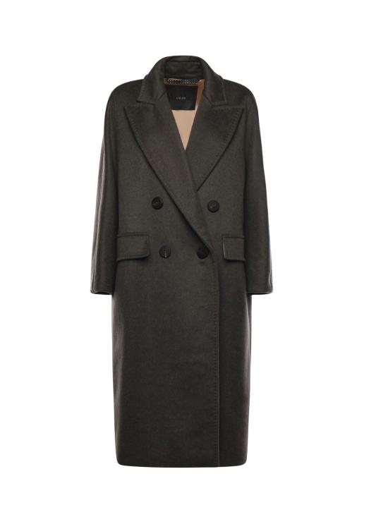 25FW 막스마라 더블 브레스티드 울 코트 2521016105600 002 Green