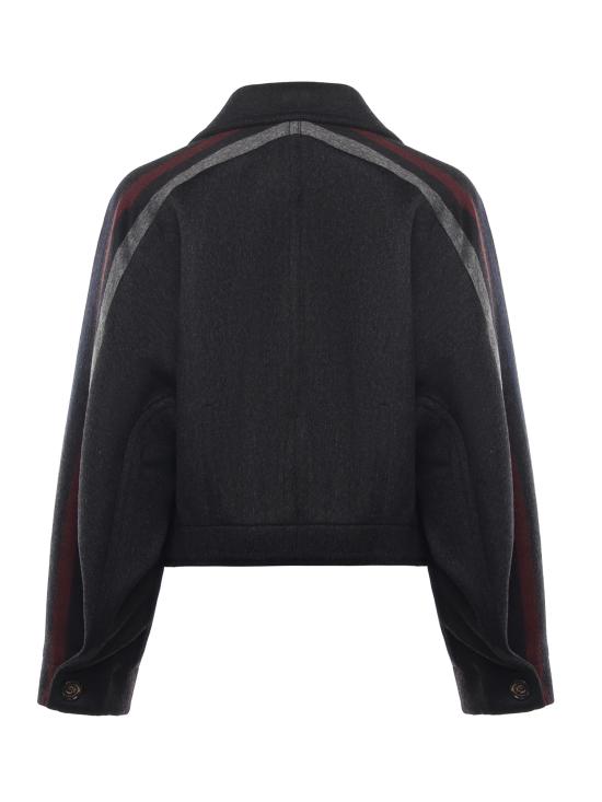 25FW 보테가베네타 수트 자켓 837721 V5OT01319 DARK GREY BLACK LAVA - BOTTEGA VENETA