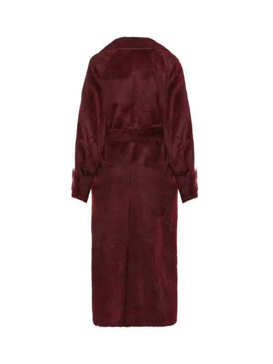 25FW 막스마라 알파카 울 롱 코트 2521016373600 003 Red - MAX MARA