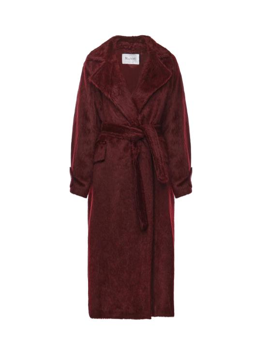 25FW 막스마라 알파카 울 롱 코트 2521016373600 003 Red