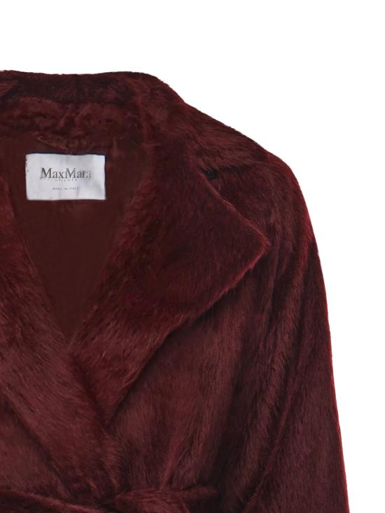 25FW 막스마라 알파카 울 롱 코트 2521016373600 003 Red - MAX MARA