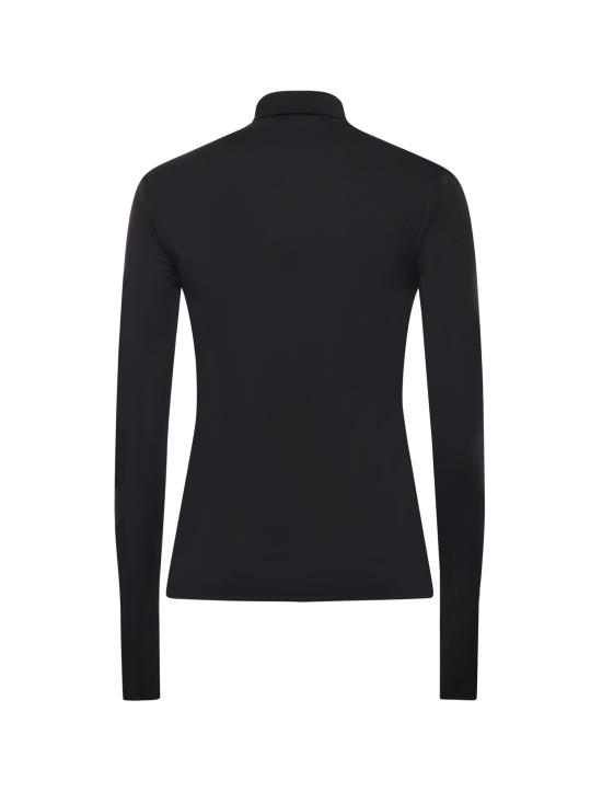 25FW 스포트막스 긴팔 티셔츠 2522946022600 005 Black - SPORTMAX