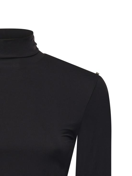 25FW 스포트막스 긴팔 티셔츠 2522946022600 005 Black - SPORTMAX