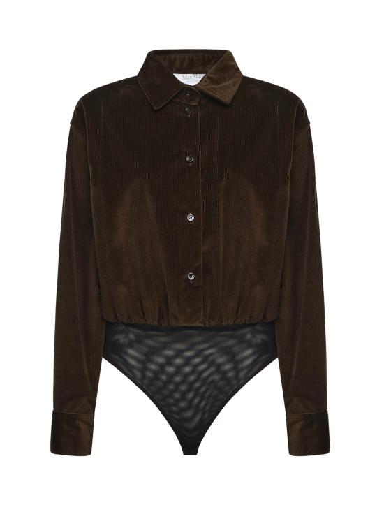 25FW 막스마라 바디수트 티셔츠 2521116033600 005 MOSS GREEN