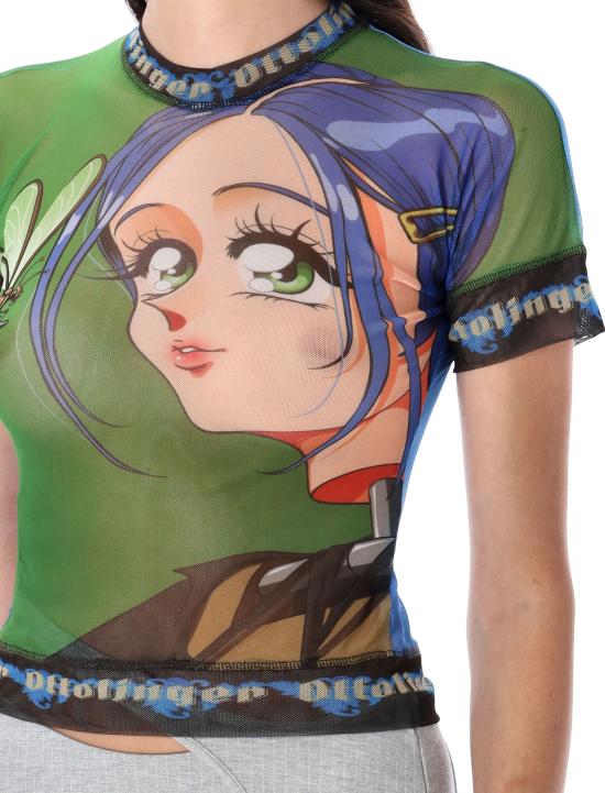 25FW 오토링거 반팔 티셔츠 10110040105 PRIGRN JULIEN MANGA MULTI - OTTOLINGER