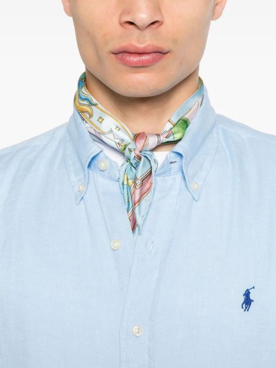 25FW 폴로 랄프로렌 긴팔 셔츠 710966294 008 OFFICE BLUE - POLO RALPH LAUREN