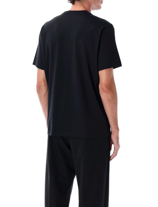 25FW 버버리 나이트 스탬프 코튼 티셔츠 8110953 A1189 Nero - BURBERRY