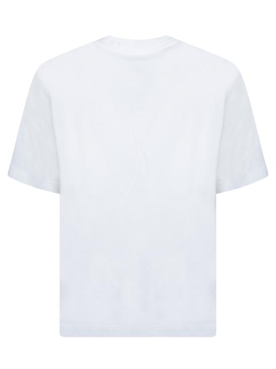 26SS 자크뮈스 그로그랭 로고 티셔츠 TSM00133 AJ00226 100 White - JACQUEMUS