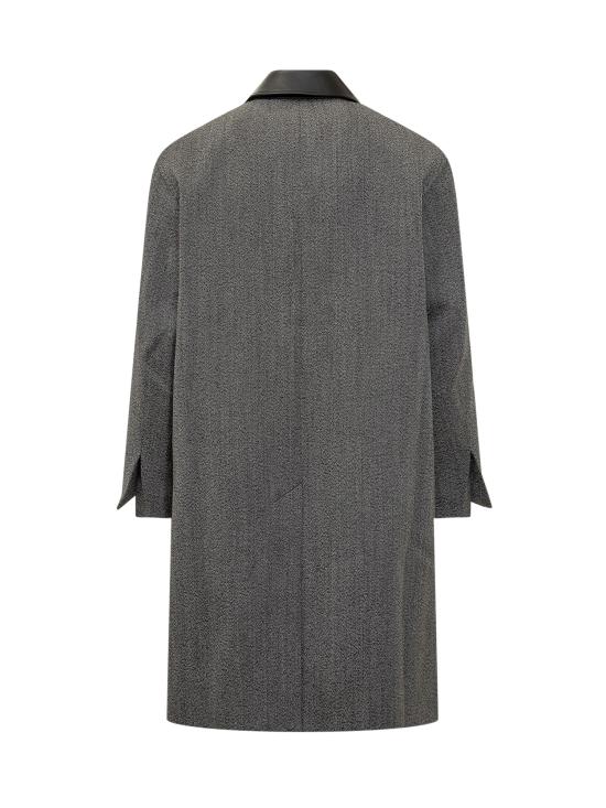 25FW 스튜디오 니콜슨 트렌치 코트 BRYNSNM1435 BLACK WHITE - STUDIO NICHOLSON