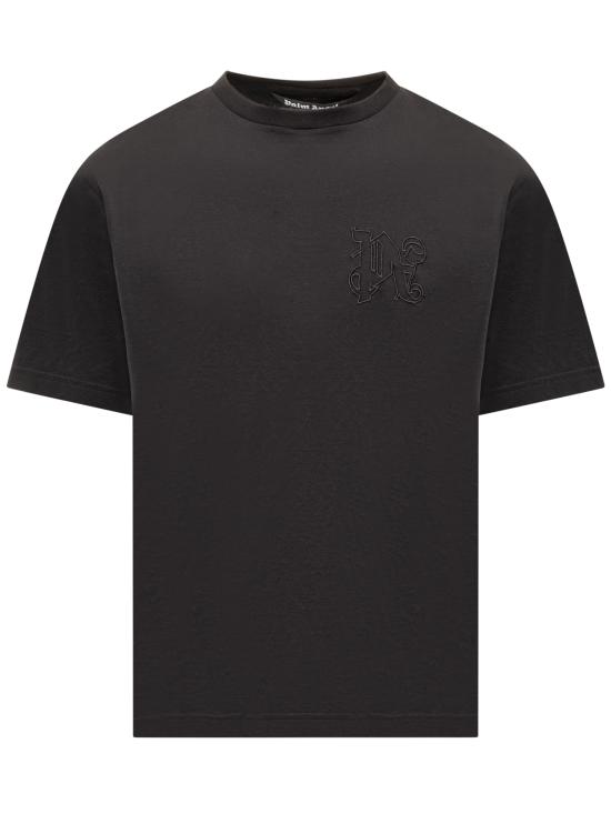  팜앤젤스 반팔 티셔츠 PMAA089R24JER001 1010 BLACK