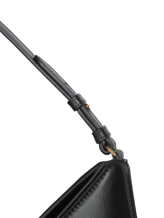 26FW 자크뮈스 오발로 숄더백 BAW00437 AC18A08 990 Black - JACQUEMUS