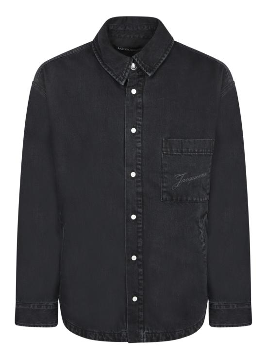 26FW 자크뮈스 긴팔 셔츠 OUM00115 AD00019 990 Black