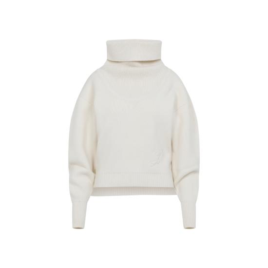 26FW 자크뮈스 터틀넥 SWW00624 AK00278 110 White - JACQUEMUS