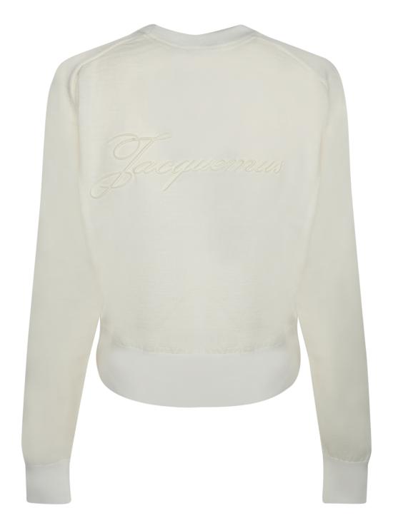 26FW 자크뮈스 스웨터 SWW00632 AK00299 110 White - JACQUEMUS