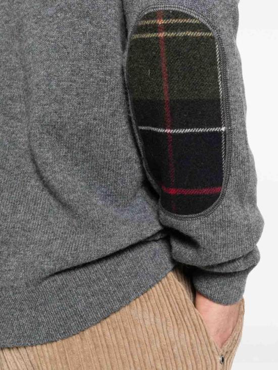 25FW 바버 스웨터 MKN1576GY53 Grey - BARBOUR
