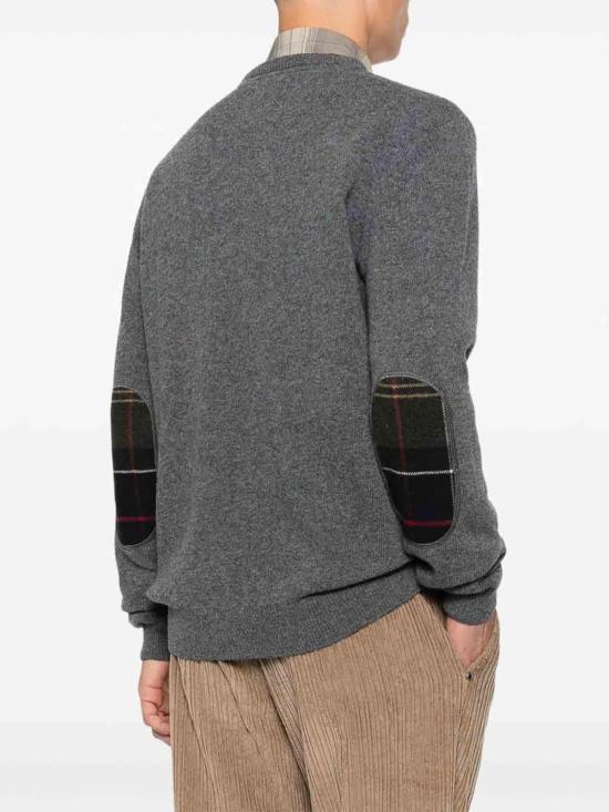 25FW 바버 스웨터 MKN1576GY53 Grey - BARBOUR