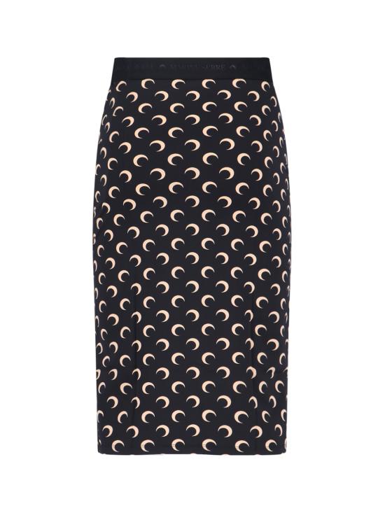 25FW 마린세르 미디 스커트 WSK123A CJER0001 IT99 Black - MARINE SERRE