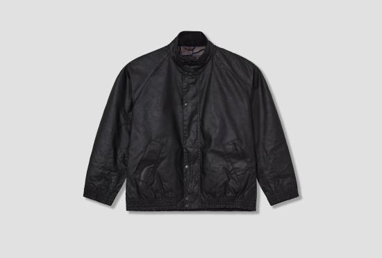 25FW 바버 블루종 트랜스포트 왁스 재킷 MWX2497BK11