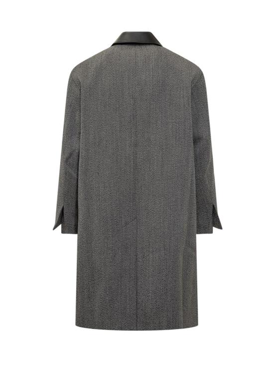 25FW 스튜디오 니콜슨 코트 BRYNSNM1435 BLACK WHITE Black - STUDIO NICHOLSON