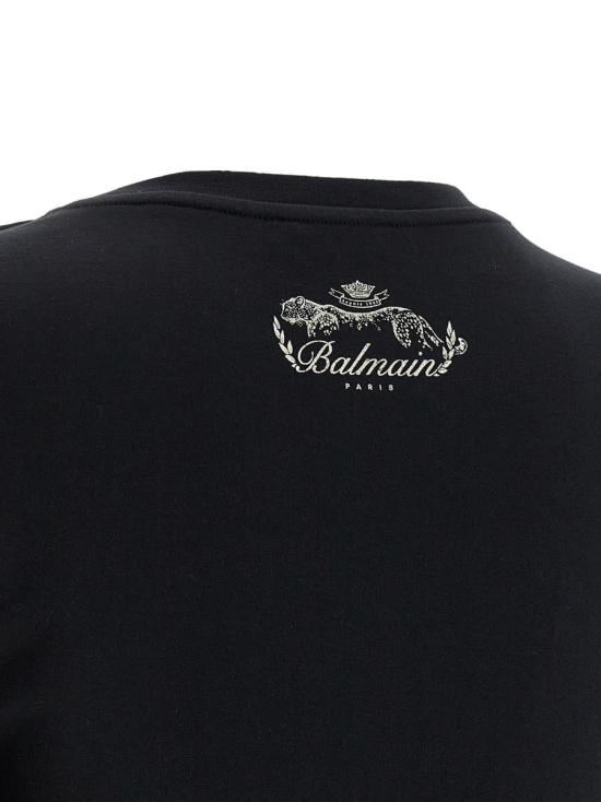 25FW 발망 탑 FF0EE012GF23EDY Black - BALMAIN