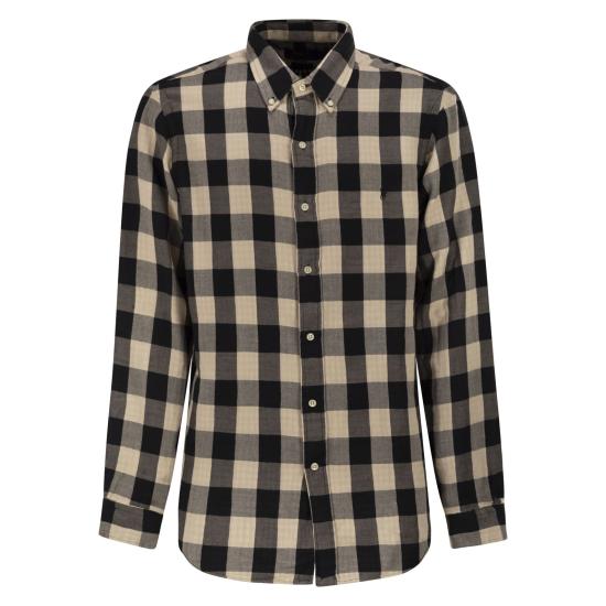 25FW 폴로 랄프로렌 긴팔 셔츠 710P00517 BLACK BEIGE