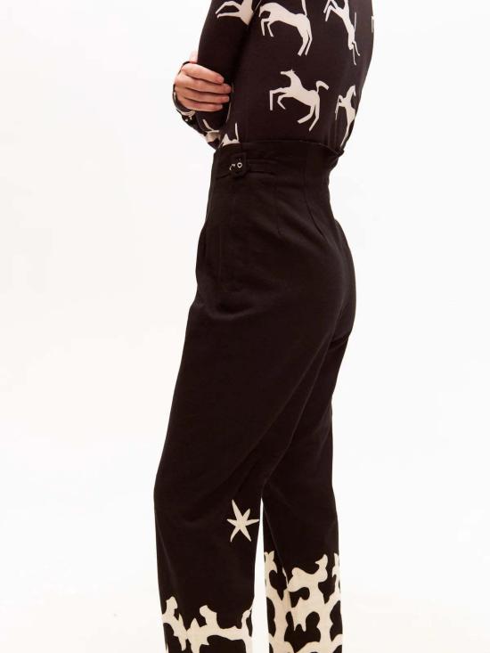  캐롤리나 케이 팔라초 팬츠 캐롤라이나 K 마마  블랙 - CAROLINA K
