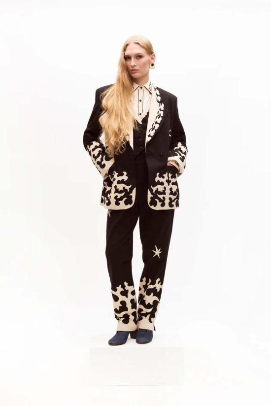  캐롤리나 케이 팔라초 팬츠 캐롤라이나 K 마마  블랙