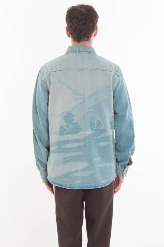 25FW 라코스테 데님 셔츠 CH5630 MKU Denim - LACOSTE