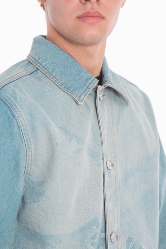 25FW 라코스테 데님 셔츠 CH5630 MKU Denim - LACOSTE