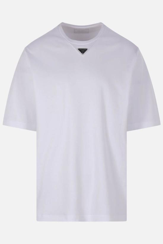 26SS 프라다 반팔 티셔츠 UJN861S232240F0009 WHITE