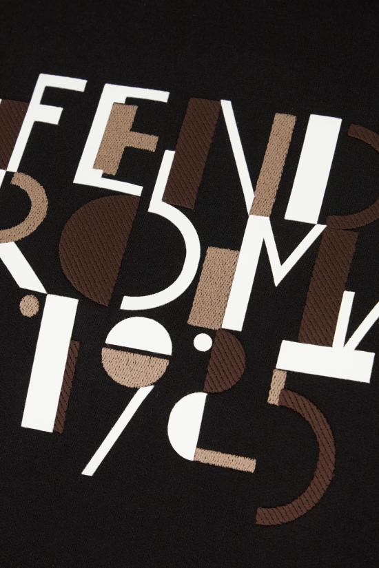 25FW 펜디 후드 티셔츠 FS9755AVFA F0GME Nero - FENDI