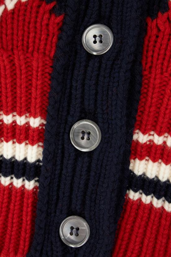 25FW 톰브라운 스웨터 FKC679BY1029 960 RWBWHT - THOM BROWNE