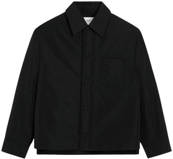25FW 아미 코트 HJK829PL0039 BLACK