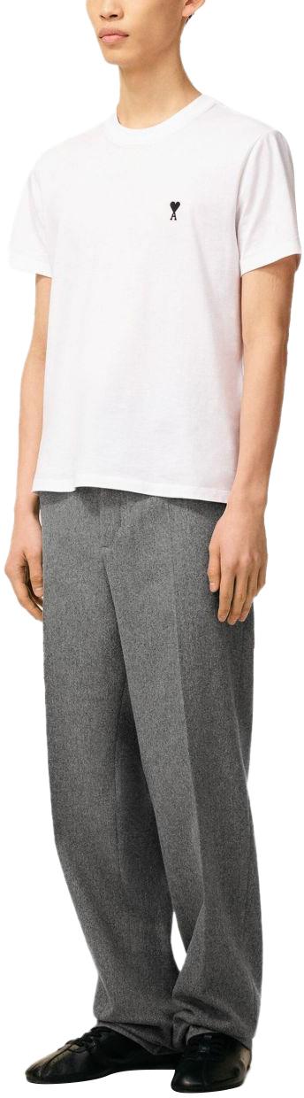 26SS 아미 반팔 티셔츠 HTS346724100 WHITE - AMI