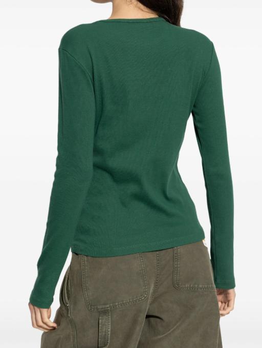 25FW JW앤더슨 반팔 티셔츠 JO0276PG1846 591 DARK GREEN - JW ANDERSON