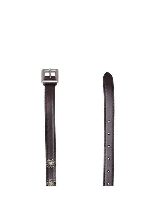 25FW 앤 드뮐미스터 레귤러 벨트 B0013389LT128 068 DARK BROWN - ANN DEMEULEMEESTER