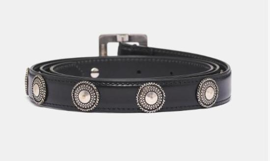 25FW 앤 드뮐미스터 레귤러 벨트 B0013389LT128 099 BLACK - ANN DEMEULEMEESTER