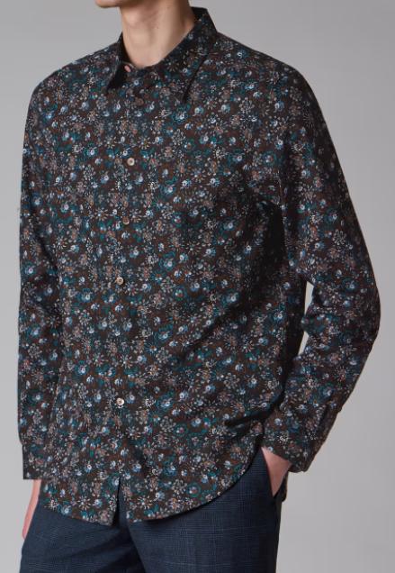 25FW 폴 스미스 긴팔 셔츠 M2R687UT22498 79 BLACK